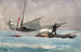 Rangement de la voile - Winslow Homer — widok dzieła