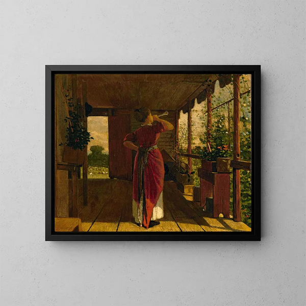 Le Cor de chasse - Winslow Homer — oprawiony obraz na ścianie