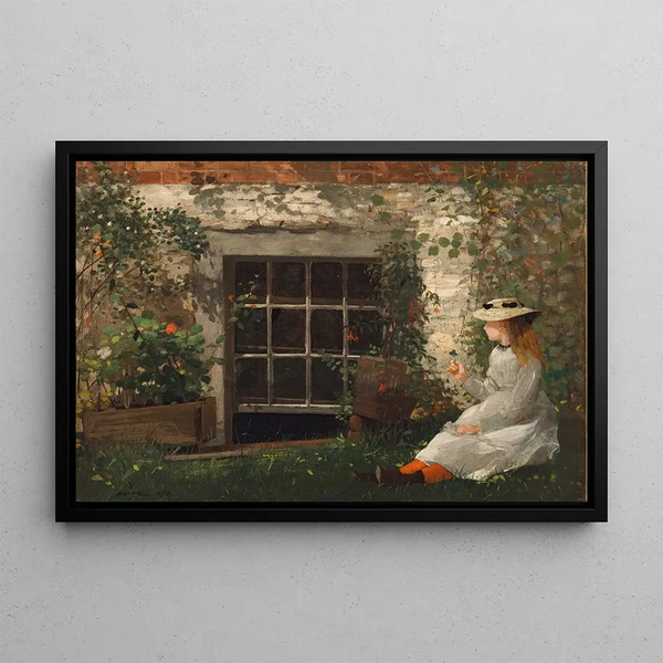 Czterolistna koniczyna - Winslow Homer — oprawiony obraz na ścianie