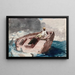 Le Gulf Stream - Winslow Homer — oprawiony obraz na ścianie