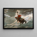 La ligne de vie - Winslow Homer — oprawiony obraz na ścianie
