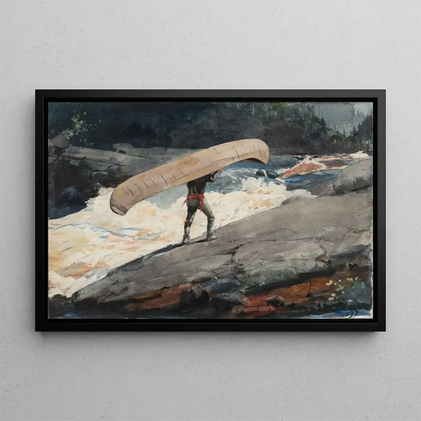 Le Portage - Winslow Homer — oprawiony obraz na ścianie