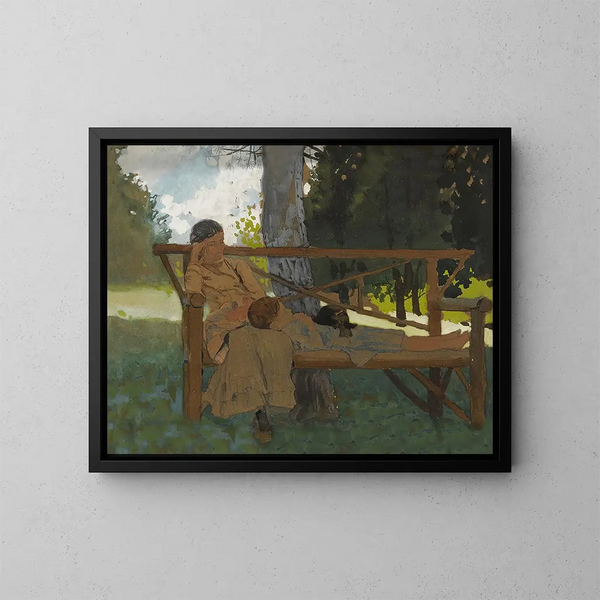 La Sieste - Winslow Homer — oprawiony obraz na ścianie