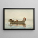 Trzech chłopców w dory z koszami na homary - Winslow Homer — oprawiony obraz na ścianie