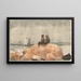Dwóch chłopców patrzących na jachty - Winslow Homer — oprawiony obraz na ścianie