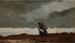 dwóch postaci przy morzu - Winslow Homer — widok dzieła