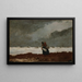 dwóch postaci przy morzu - Winslow Homer — oprawiony obraz na ścianie