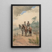 Dwóch zwiadowców - Winslow Homer — oprawiony obraz na ścianie