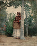 pod palmą - Winslow Homer — widok dzieła