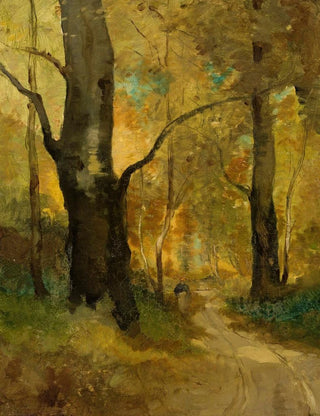 Witold Pruszkowski - Forest in autumn.webp