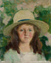 Portret dziewczyny w kapeluszu - Witold Pruszkowski — widok dzieła