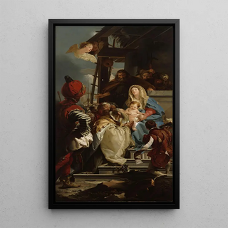 Wladimir Swertschkoff - Oriental Sages Bowing To Christ.webp