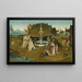 Le Jardin du Paradis - Atelier de Jérôme Bosch — oprawiony obraz na ścianie