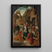 Uczczenie Trzech Króli - Atelier Jacob Cornelisz van Oostsanen — oprawiony obraz na ścianie