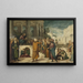 Le Christ et la femme adultère - Atelier de Jacopo Tintoretto — oprawiony obraz na ścianie