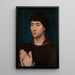 portret Jean Gros - Atelier Rogiera van der Weyden — oprawiony obraz na ścianie