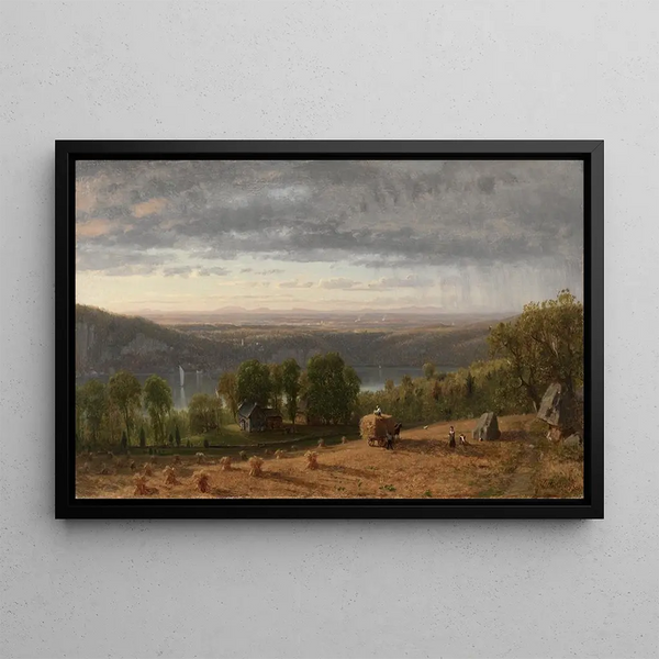 Worthington Whittredge - Landscape with Haywain.webp
