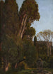 Les Cyprès à la Villa d'Este à Tivoli - Worthington Whittredge — widok dzieła