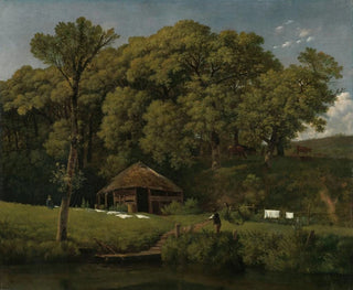 Wouter Johannes van Troostwijk - A Barn on the Bank of a Stream in Gelderland.webp