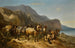 Czerwonych skał w Menton - Wouterus Verschuur — widok dzieła