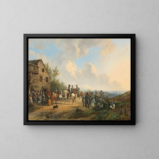 Wouterus Verschuur - Scene from the Ten Days Campaign against the Belgian Revolt August 1831.webp