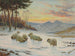 Wieczór zimowy - Wright Barker — widok dzieła