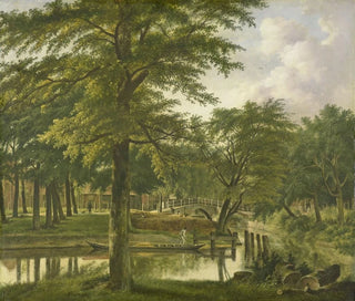 Wybrand Hendriks - View of the Nieuwe Gracht near the Bolwerk Haarlem.webp