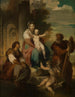 Rodzina Święta - Xavier-Alphonse Monchablon — widok dzieła