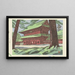 Temple Zojoji - Yamaguchi Gen — oprawiony obraz na ścianie