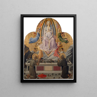 Zanobi Strozzi - The Assumption of the Virgin with Saints Jerome and Francis.webp