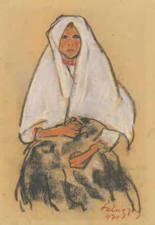Zolo Palugyay - Girl in a White Scarf.webp