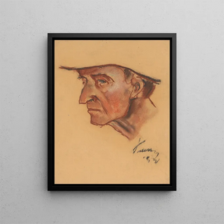 Zolo Palugyay - Head Study of a Man.webp