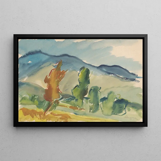 Zolo Palugyay - Landscape below the Mountains.webp