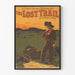 Plakat vintage The Lost Trail western autorstwa Anthony E. Wills