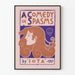 Plakat dekoracyjny vintage A Komedia w spazmach