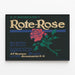 Plakat vintage Rote Rose Parfum sezonowy — oprawiony obraz na ścianie