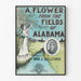 Plakat vintage A Flower From The Fields of Alabama