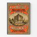 Plakat Vintage A La Bastille - Retro Dekoracja Ścienna Paryska