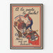 Plakat dekoracji ściennej patriotyczny "A la porte, le boche!"