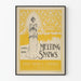 Plakat vintage Topniejące Śniegi, dekoracja ścienna, stara książka