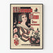 Plakat vintage A Żona purytanina do dekoracji ściennej