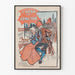 Plakat vintage A Song of Long Ago - Retro dekoracja muzyczna na ścianę