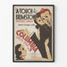 Plakat vintage teatru komediowego A Touch of Brimstone