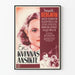 Plakat Vintage Portret Kobiecy Na Twarzy Kobiety