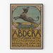 Plakat vintage Abdera dekoracja ścienna artystyczna i satyryczna