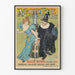Plakat vintage z absinthem paryskim do dekoracji ściennej