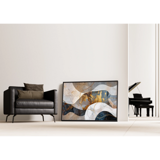 Tableau Abstrait – Fusion Minérale