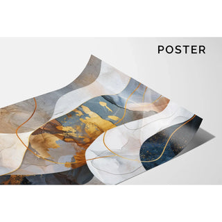 Tableau Abstrait – Fusion Minérale