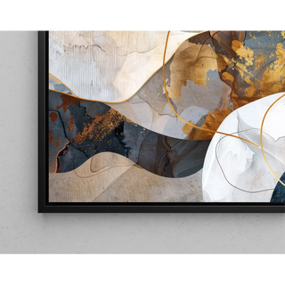 Tableau Abstrait – Fusion Minérale