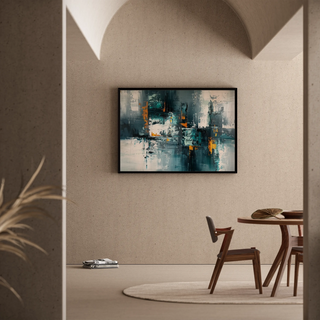 Tableau Abstrait – Fragments Urbains